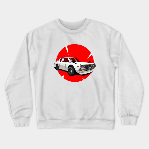 Muscle Car Crewneck Sweatshirt by White Name